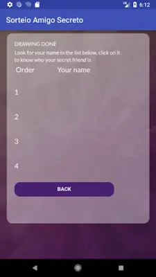 Amigo Secreto android App screenshot 0