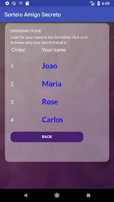 Amigo Secreto android App screenshot 5